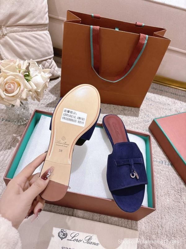 2025 Slippers LP Blue Suede Slide LY00000