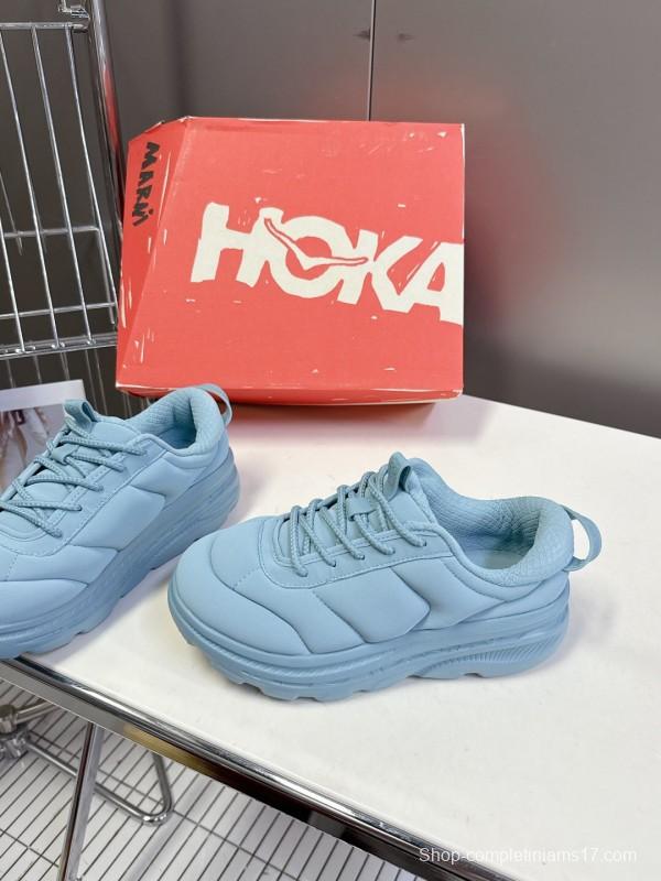 2025 Women Marni Blue Fabric Sneakers