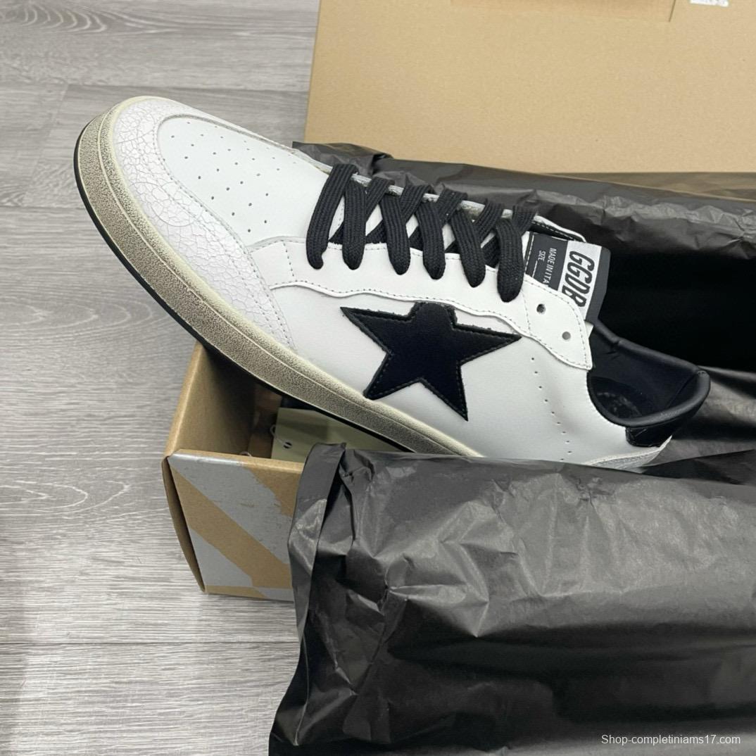 2024 Unisex GGDB White Black Leather Sneakers MJ00260