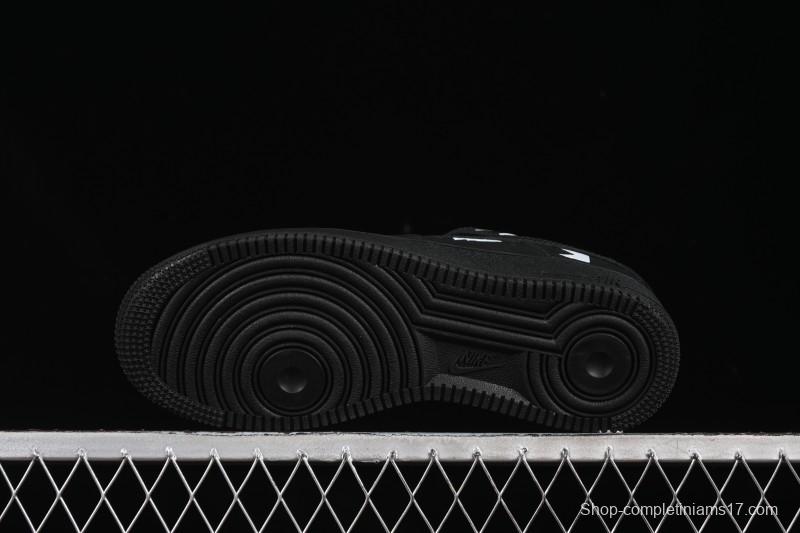 Nike Comme Des Garcons Air Force 1 Low Casual Sneakers with Full-Length Air Cushion - IB9949-001
