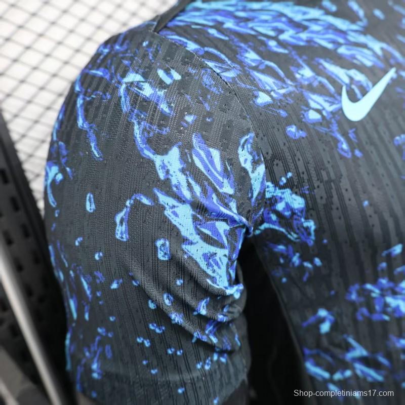 Player Version 25/26 Inter Milan Blue with Camouflage Pattern Jersey