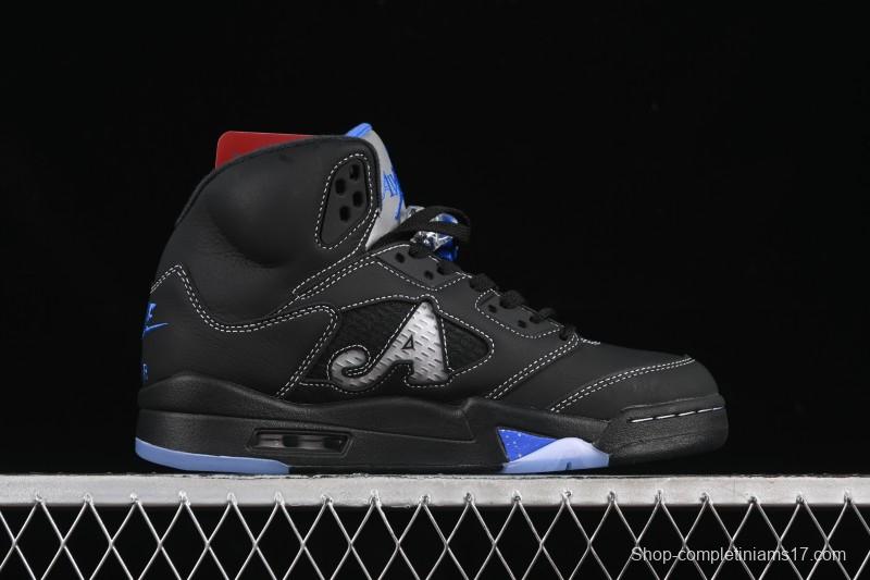 Nike Awake NY x Air Jordan 5 Black Metallic Basketball Shoes - DV4982-004