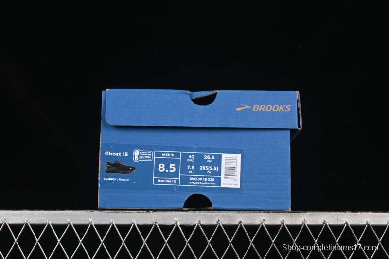 Brooks Ghost 15 Low-Cut Breathable Cushioned Support Casual Running Shoes - 1203801B020