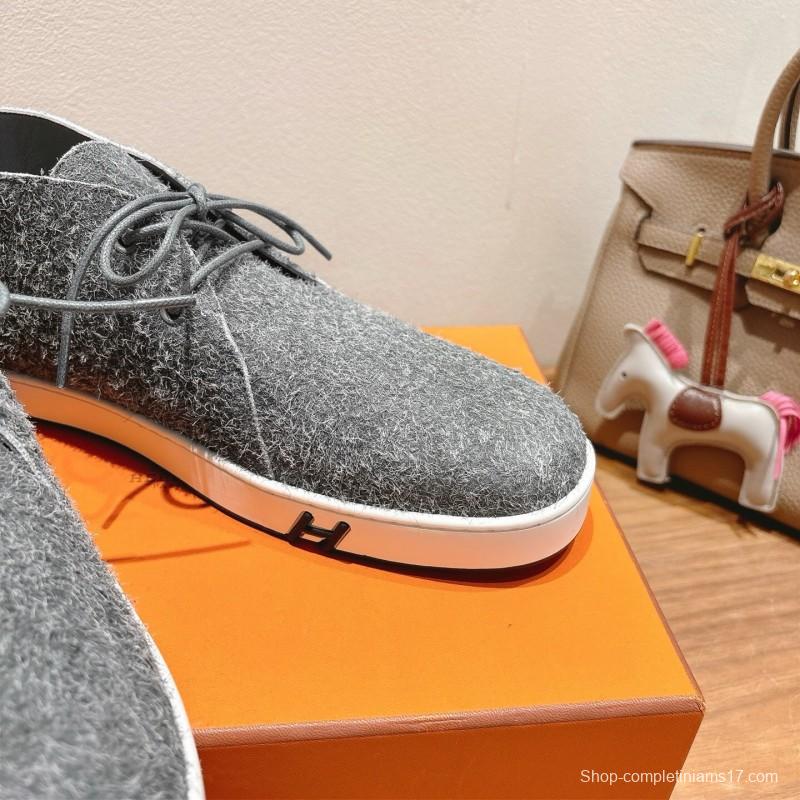 2025 Unisex H Grey Felt Boots AS00380