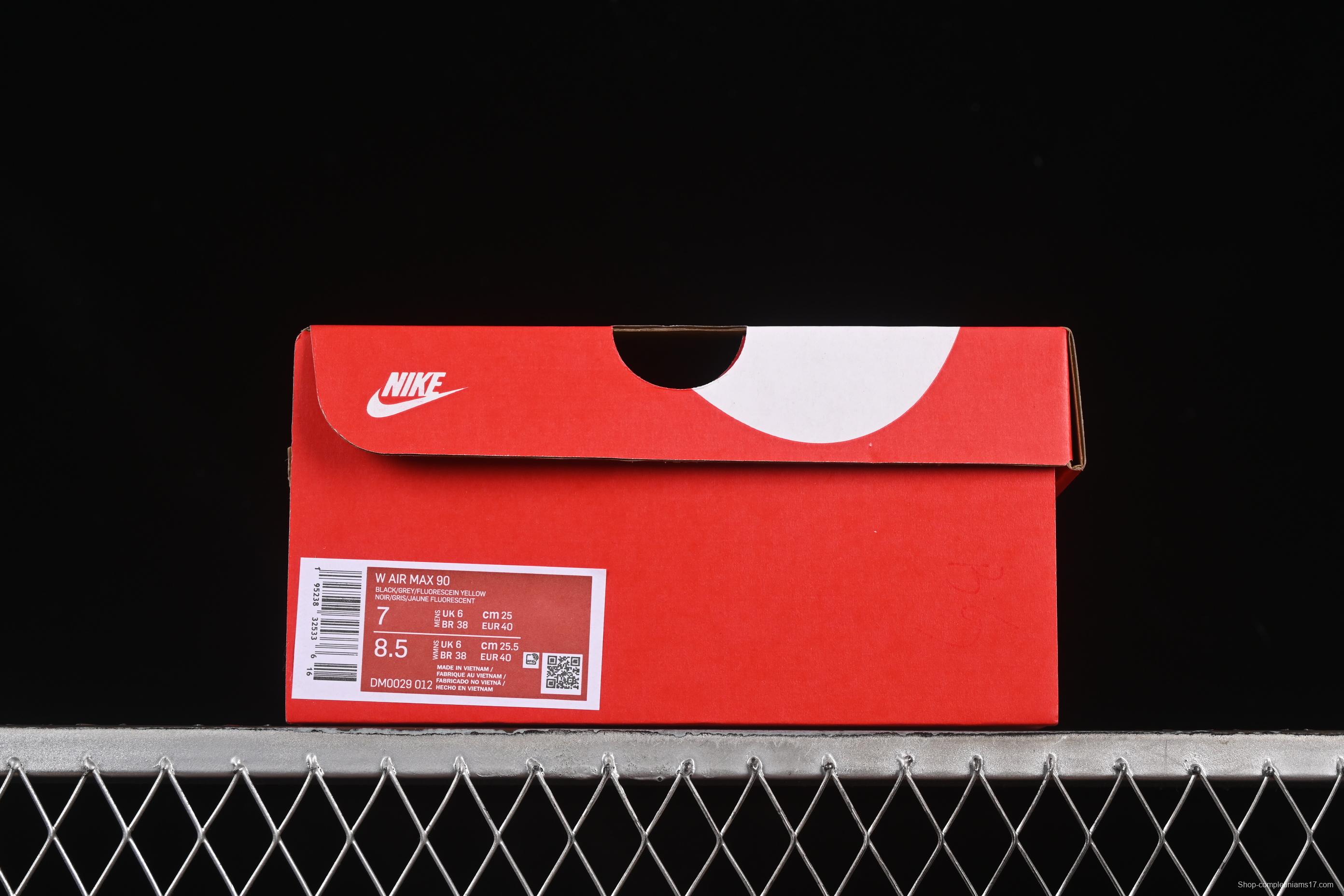 Nike Air Max 90 Retro Running Shoes with Visible Air Cushion - DM0029-012