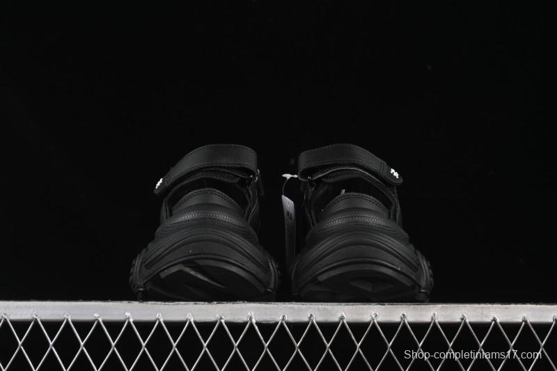 Adidas NY MLB Winner Chunky Mask New York Yankees Height Increase Platform Sandals - 3ASDW015350BKS