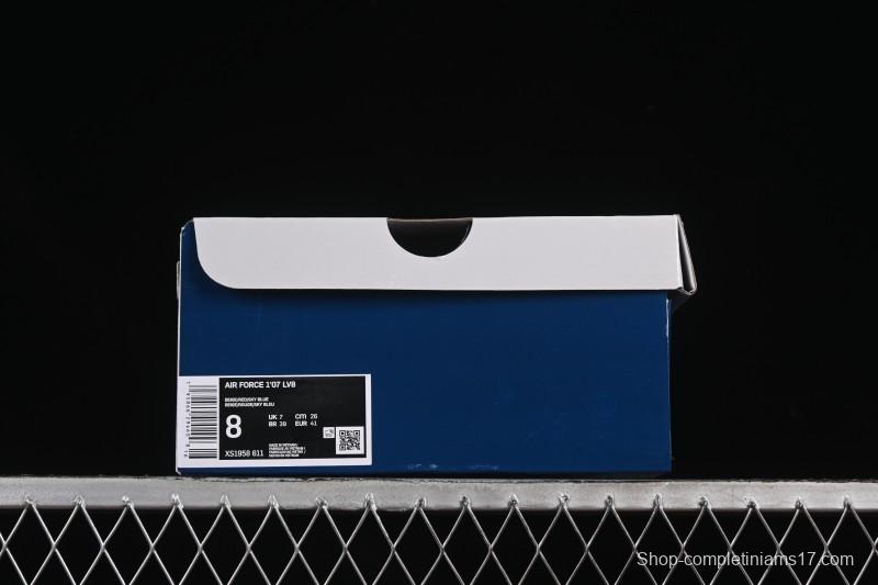 Nike Air Force 1'07 Low Blue M9 Casual Sneakers - XS1958-611