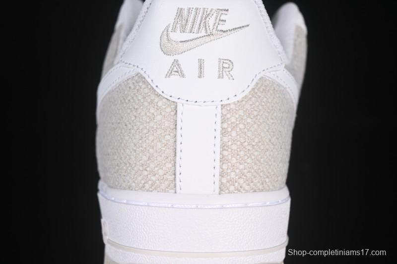 Nike Air Force 1'07 Low Denim Small Swoosh Casual Sneakers - ZH0316-092