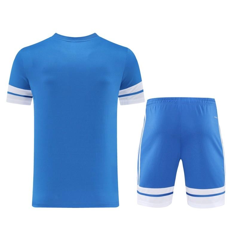 2025 Adidas Blue Short Sleeve Jersey+Shorts