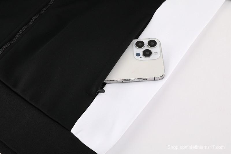 2025 NIKE Black/White Full Zipper Jacket +Long Pants