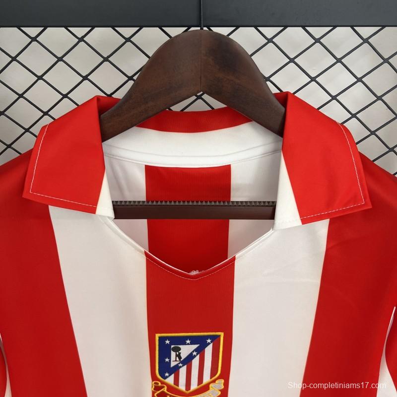 03/04 Retro Atletico Madrid Centenary Home Stadium Jersey