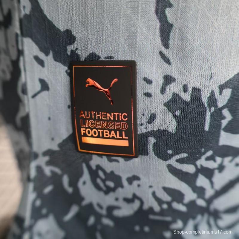 Player Version 25/26 Al-Ahli Gray with Camouflage Pattern Jersey