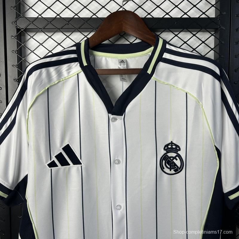 25/26 Real Madrid US Pack Baseball Jersey
