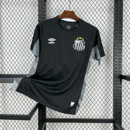 2025/26 Santos Black Goalkeeper Jersey