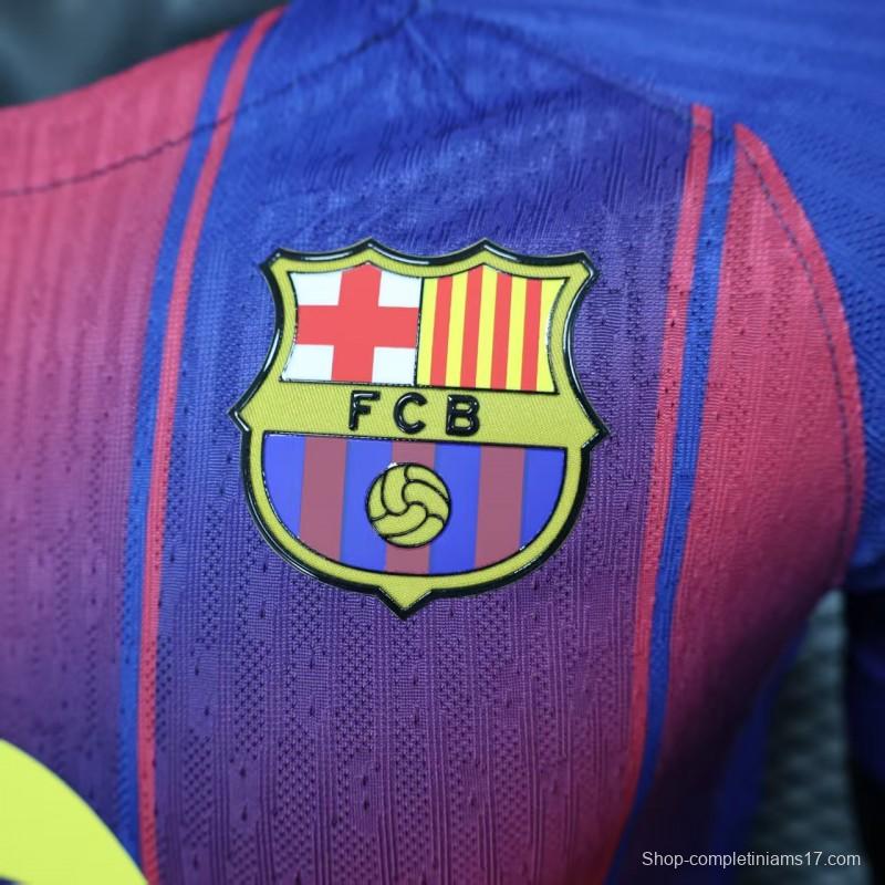 Player Version 25/26 Barcelona Home Jersey