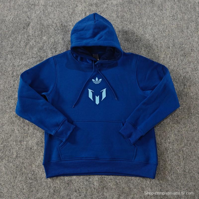 25/26 Inter Miami Messi Fleece-lined Hoodie 9 Color Full Zipper Jacket + Long Pants