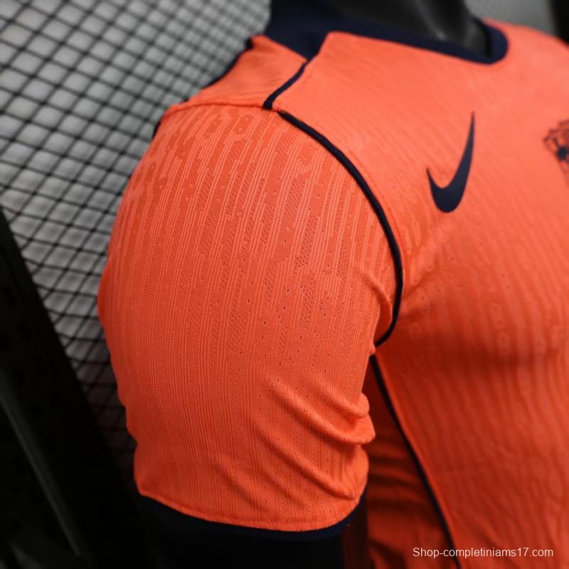 Player Version 25/26 Barcelona Third  Orange Jersey