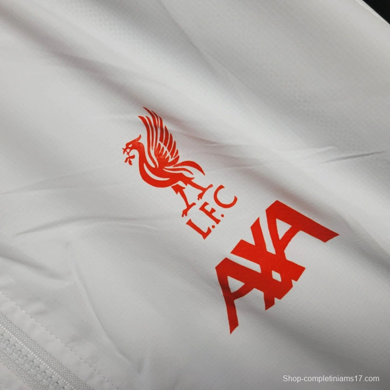 25/26 Liverpool Jacket White Windbreaker
