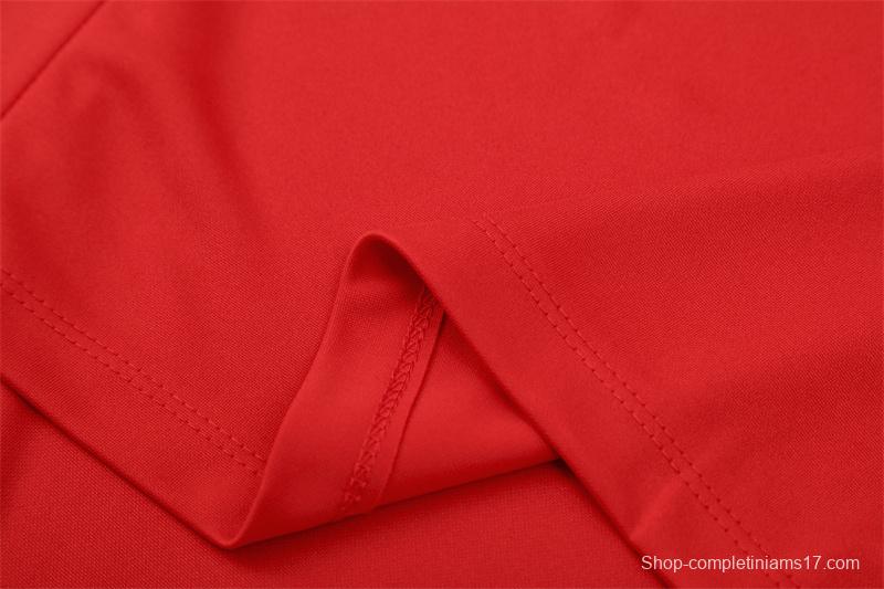 Retro 05/06 AC Milan Red Half Zipper Jacket