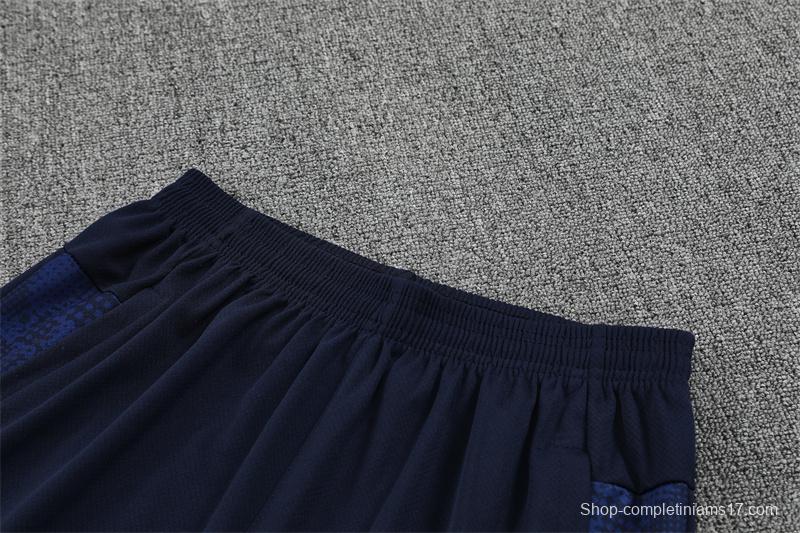 25/26 Olympique de Marseille Lake Blue Camouflage with XS Short Sleeve+Soccer Shorts