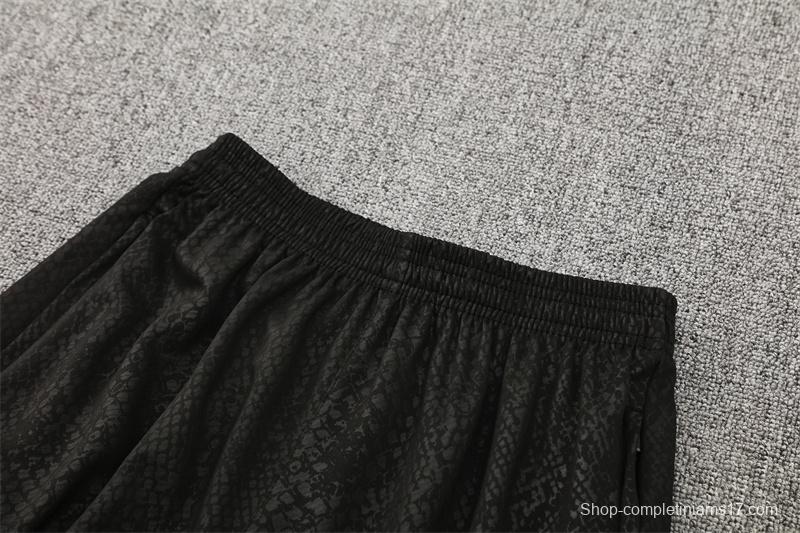 25/26 Barcelona Black Joint Edition Half Zipper Jacket+Long Pants