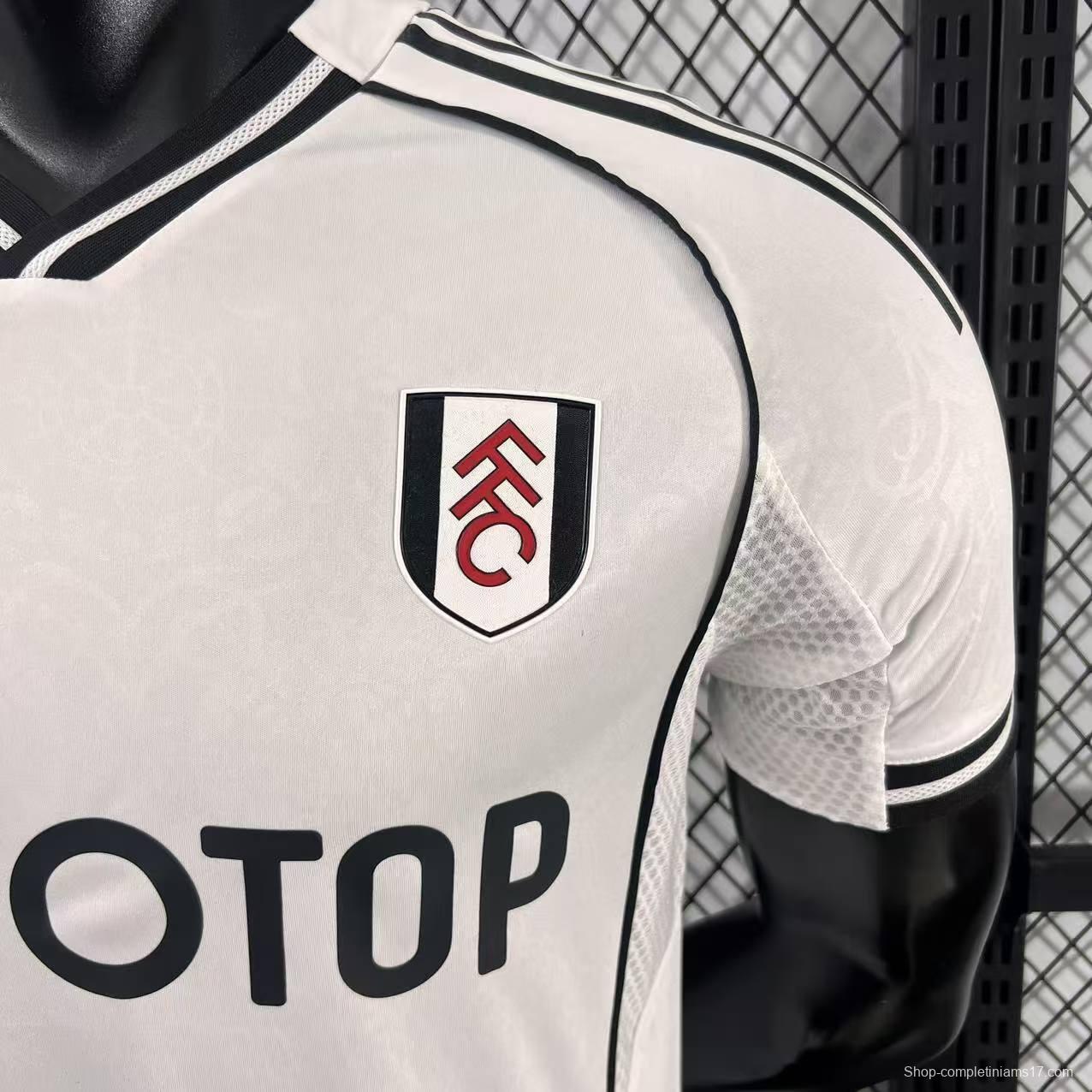 25/26 Player Version Fulham Home Jersey