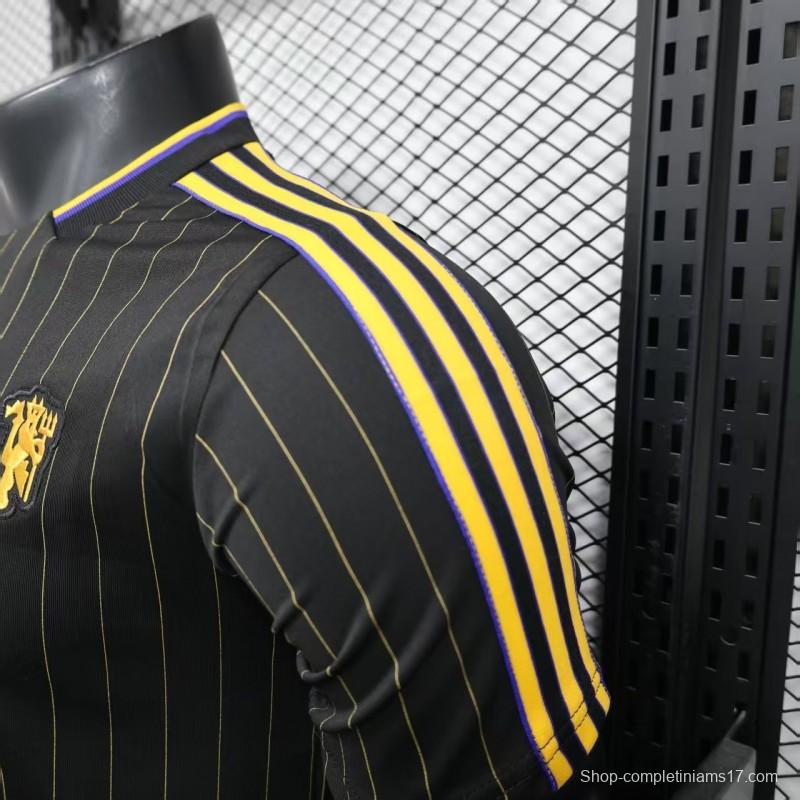 Player Version 25/26 Manchester United Black Casual Jersey