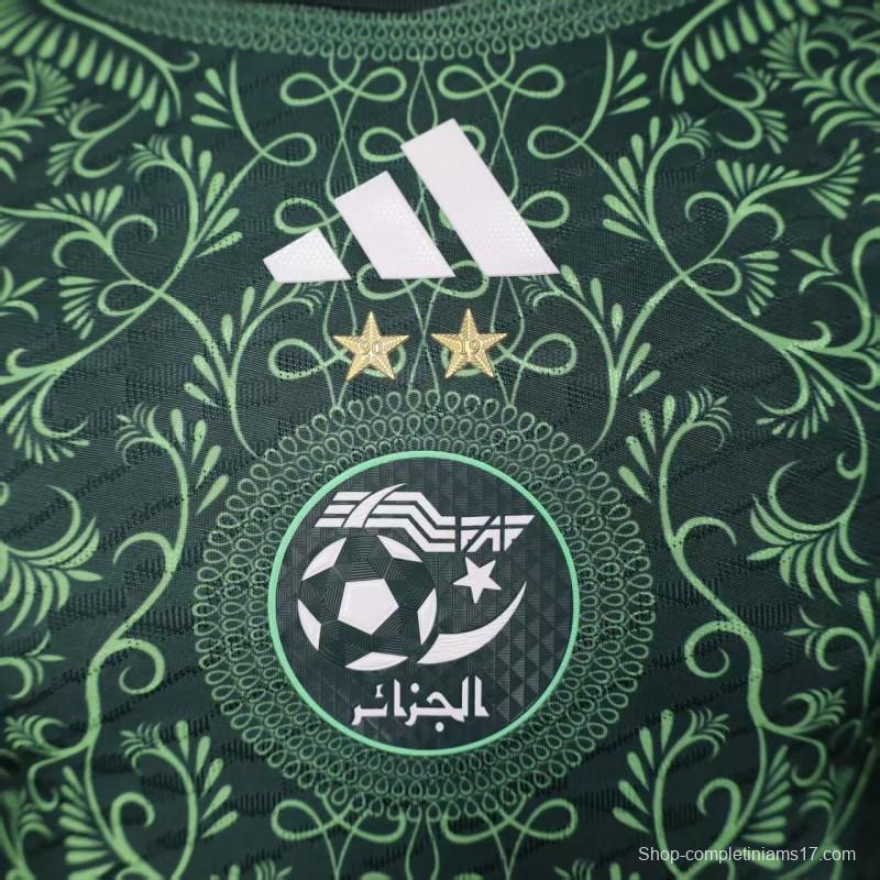 Player Version 2025 Algeria Green Jersey