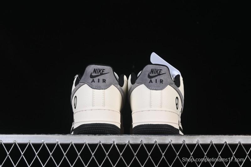 Nike Air Force 1 '07 Low G-Dragon Collaboration Daisy Beige Black Grey Casual Sneakers - QW5606-265