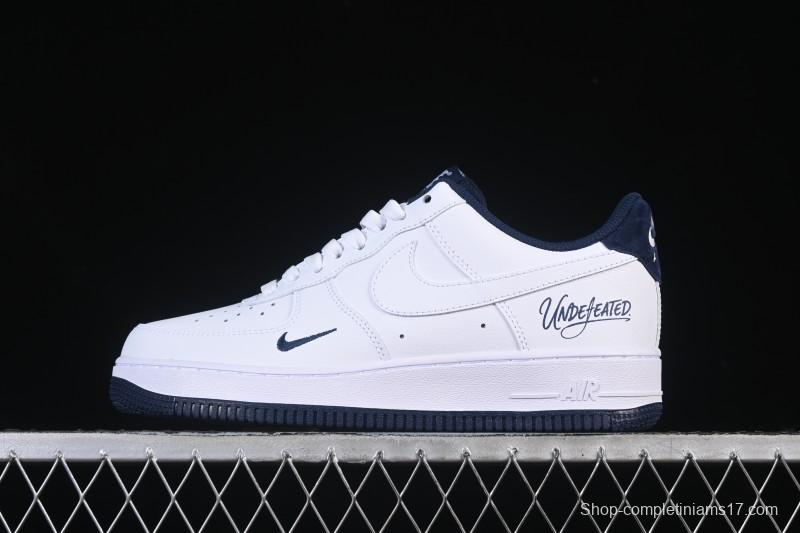 Nike Air Force 1'07 Low White Blue Casual Sneakers - ZH0316-119