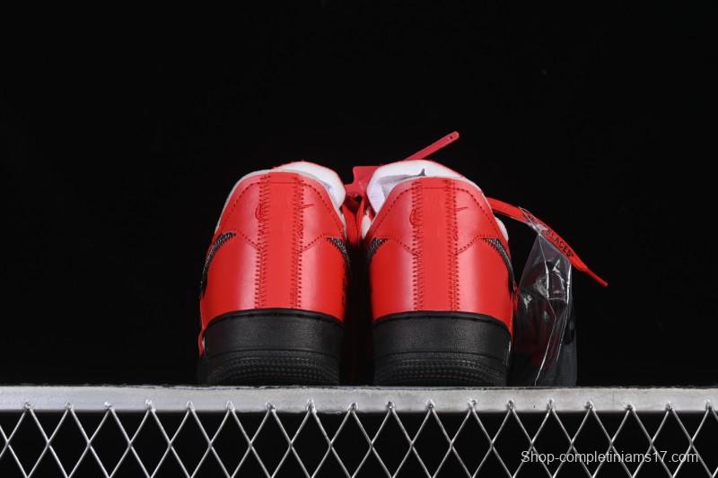 Nike Off White Air Force 1 '07 Low Casual Sports Sneakers - DD1876-600