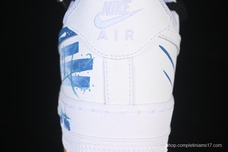Nike Air Force 1'07 Low Pisces Hand-Painted Doodle Zodiac Series - 219-320