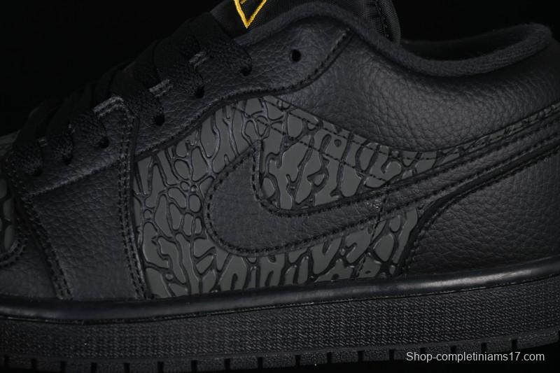 Nike Air Jordan 1 Low Elephant Print Casual Sneakers - IM6568-010