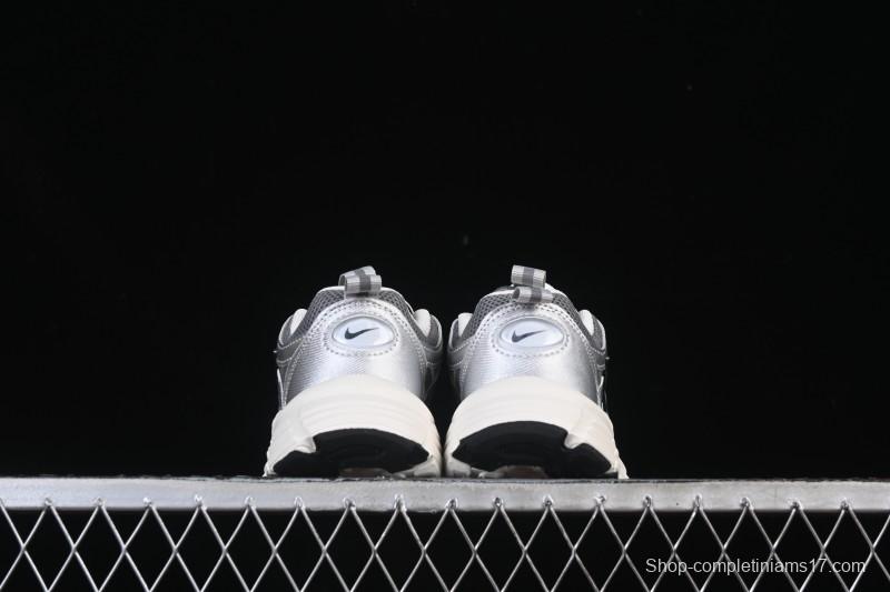 Nike P-6000 Retro Casual Sports Kids Shoes - Silver White Swoosh