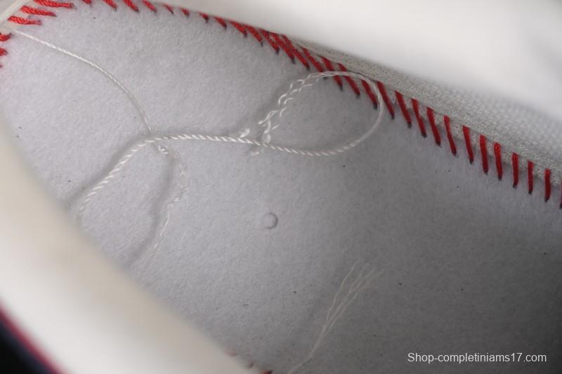 Nike Air Force 1 '07 Low Supreme Collaboration White Blue Wine Red Casual Sneakers - YF9511-801