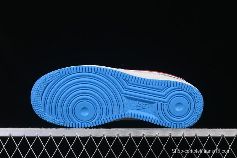Nike Air Force 1'07 Low Gucci Collaboration White Red Blue Low-Top Casual Sneakers - SC0601-572