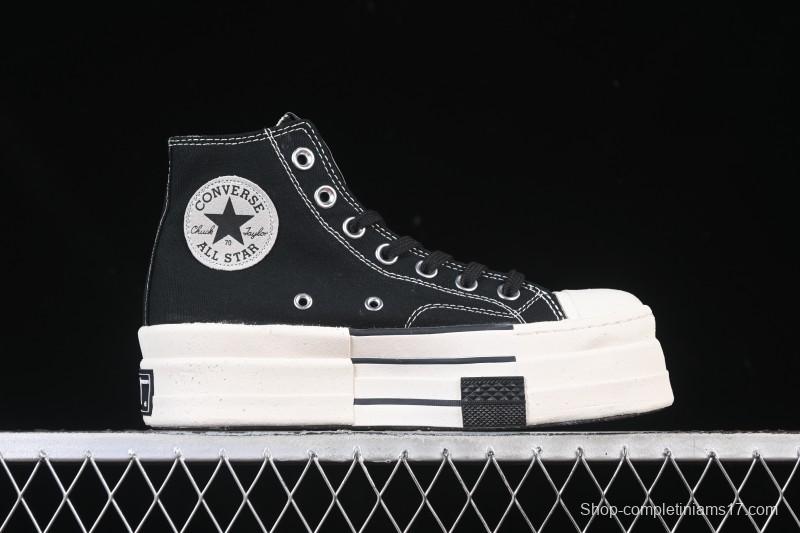 Rick Owens Drkshdw Converse Chuck 70 High Top Platform Casual Canvas Shoes - A06754C