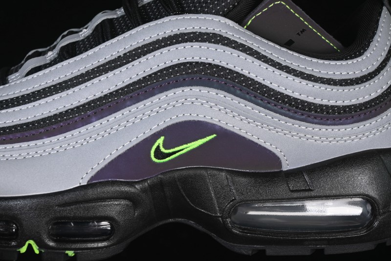 Nike Air Max 95/97 Thunder Retro Running Shoes with Full-Sole Air Cushion - IM2174-001