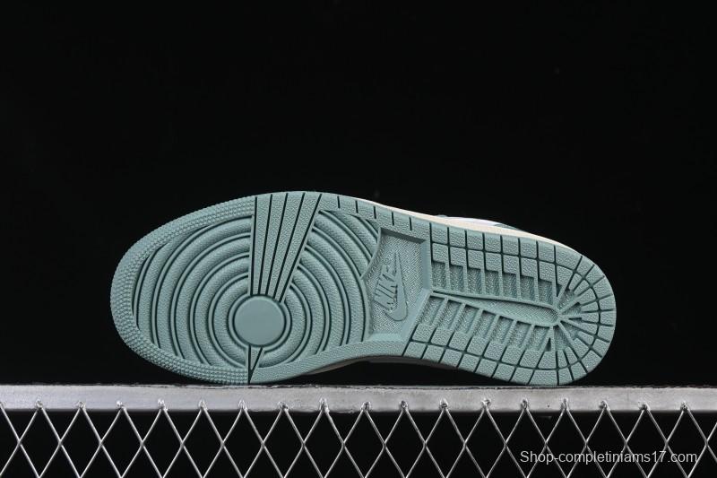 Nike Air Jordan 1 Low AJ1 Fresh Mint Green Low-Top Casual Skate Shoes DC0774-138