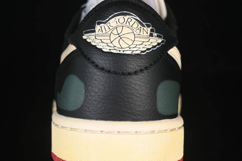 Nike Nigel Sylvester x Air Jordan 1 Low Lifestyle Casual Sneakers - IB8958-001