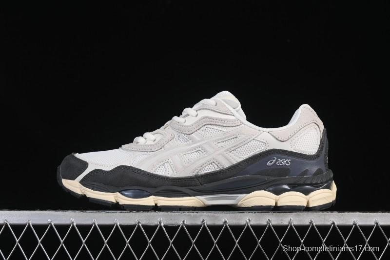 Asics Gel-NYC Retro Running Shoes with Breathable Mesh and Suede Upper - 1203A383-111