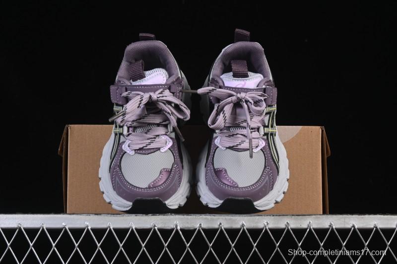 Asics Kids Non-Slip Durable Casual Shoes Purple - J.C3