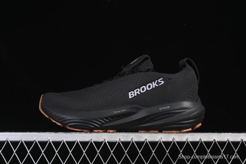 Brooks Glycerin Stealthfit 22 Cushioned Marathon Nitrogen Running Shoes - 1104481D072