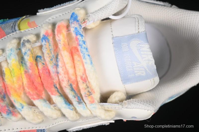 Nike Air Force 1 '07 Low Fantasy Cowboy Hand-Drawn Graffiti Casual Sneakers - CW1888-116