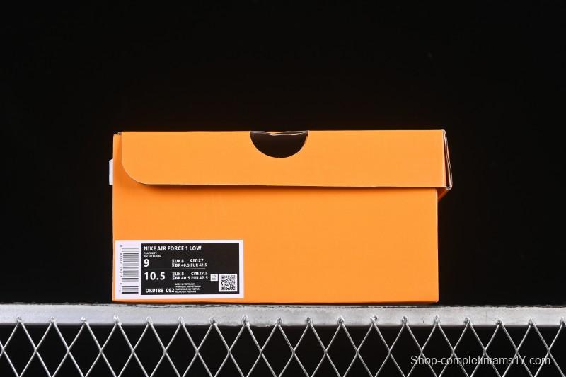 Nike Air Force 1 '07 Low LV Collaboration Wheat Print Casual Sneakers - DK0188-082