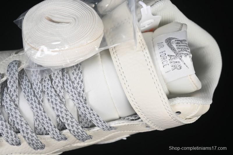 Nike Air Force 1 Mid Light Gray Two-Tone Sole All-Star Starry Sky Mid-Top Casual Skate Shoes - XL0236-232