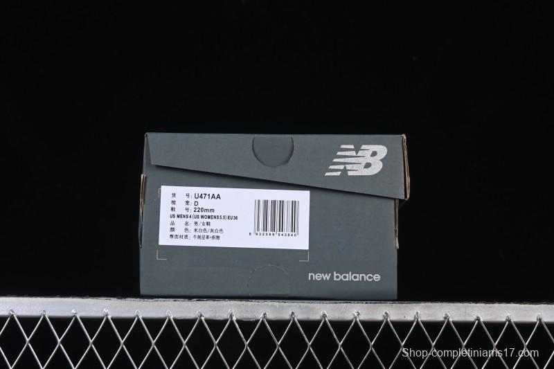 New Balance 471 Series Fabric and Leather Lifestyle Casual Shoes - U471AA