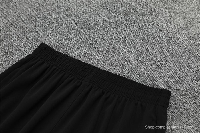 25/26 Feyenoord Red Black Camouflage Half Zipper Jacket+Long Pants