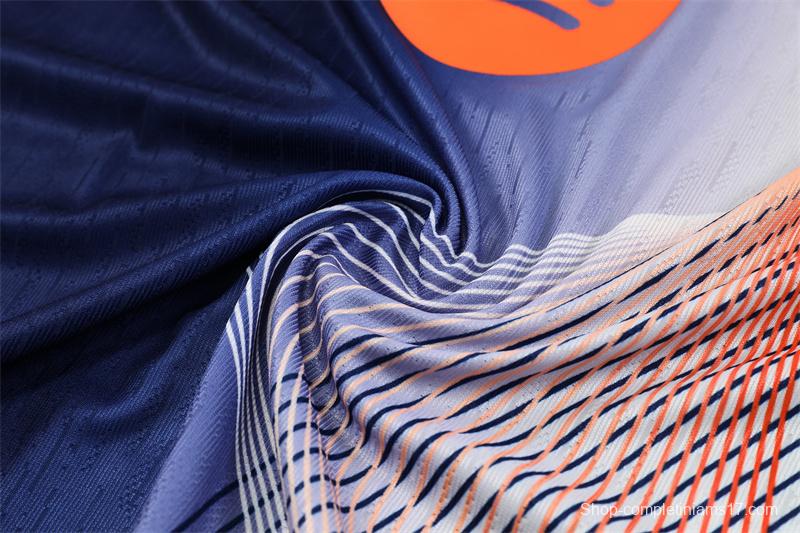 25/26 Barcelona Blue Orange Camouflage T90 Short Sleeve Jersey+Shorts