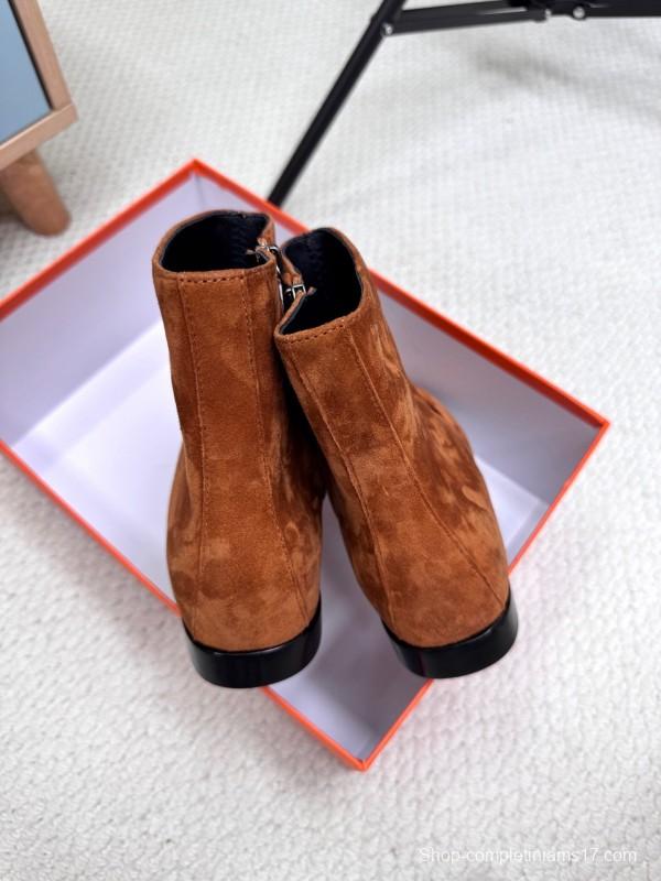 Hermes Kelly Buckle Ankle Boots - LY00390